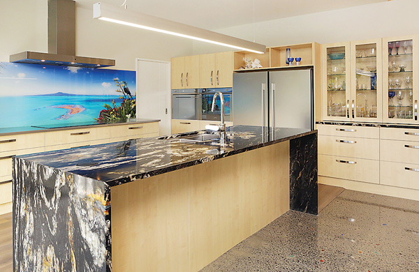 Feature wall splashback | Jag Kitchens