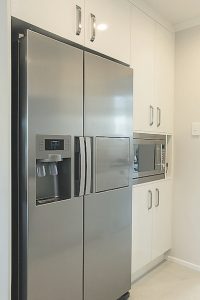 The microwave was fitted into cabinetry | Jag Kitchens