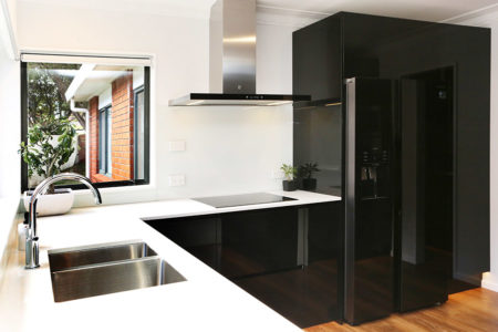 Bold and black kitchen with Jag Kitchens