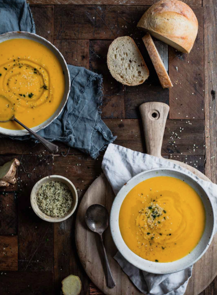 Pumpkin and Coconut soup | Jag Kitchens